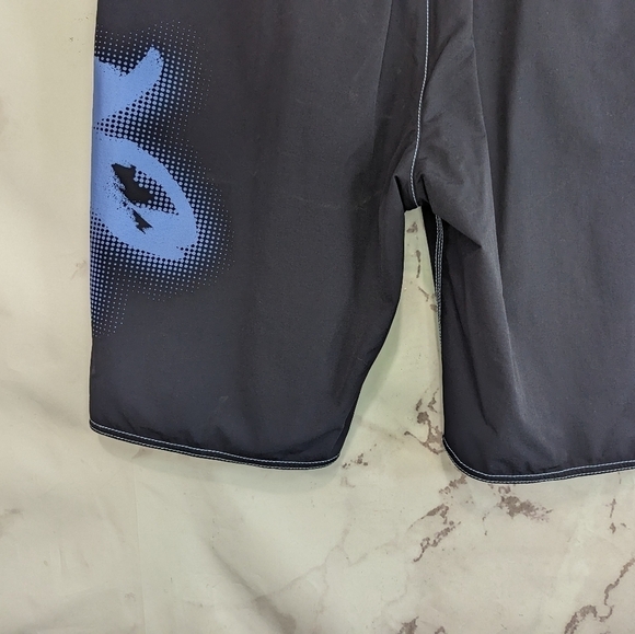 Tommy Bahama Swim Shorts Men 38 Large Black Board Trunk Mesh Beach Flower Floral - Picture 7 of 12